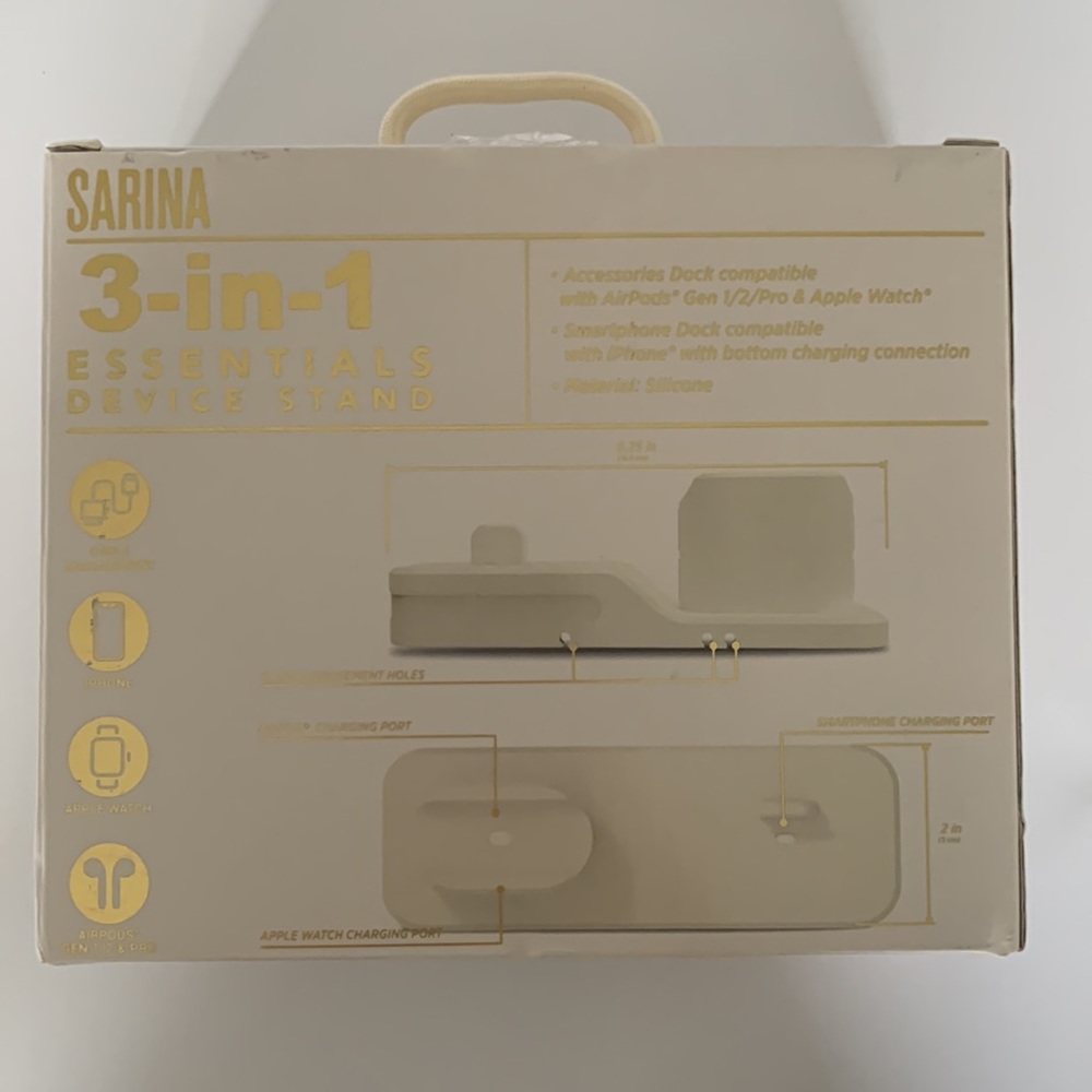 ACCESSORY DOCK FOR AIR PODS, iPhone, APPLE WATCH•NWT - Picture 4 of 8